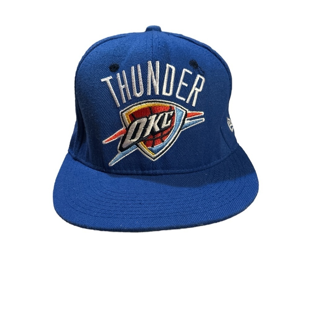 New Era Oklahoma City Thunder Blue Snapback Hat
